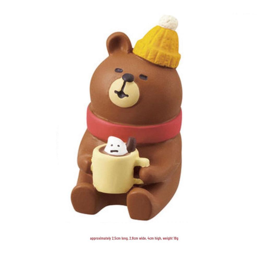 Kreative japanische Zakka Harzornamente: Shiba Inu, Pinguin, Katze, Eisbär und Edamame