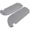Sun Visor Cover, Replacement Gray Leather Cover Skin Compatible with Dodge RAM 1500 2500 1994-2001