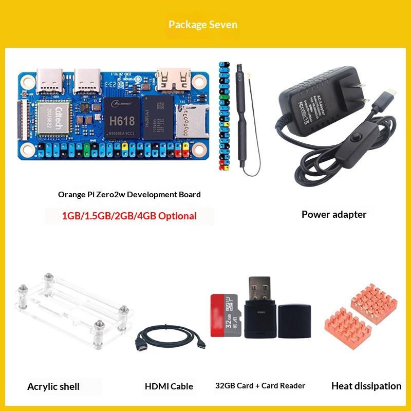Orange Pi Zero 2W Development Board - Allwinner H618, Supports Android & Linux