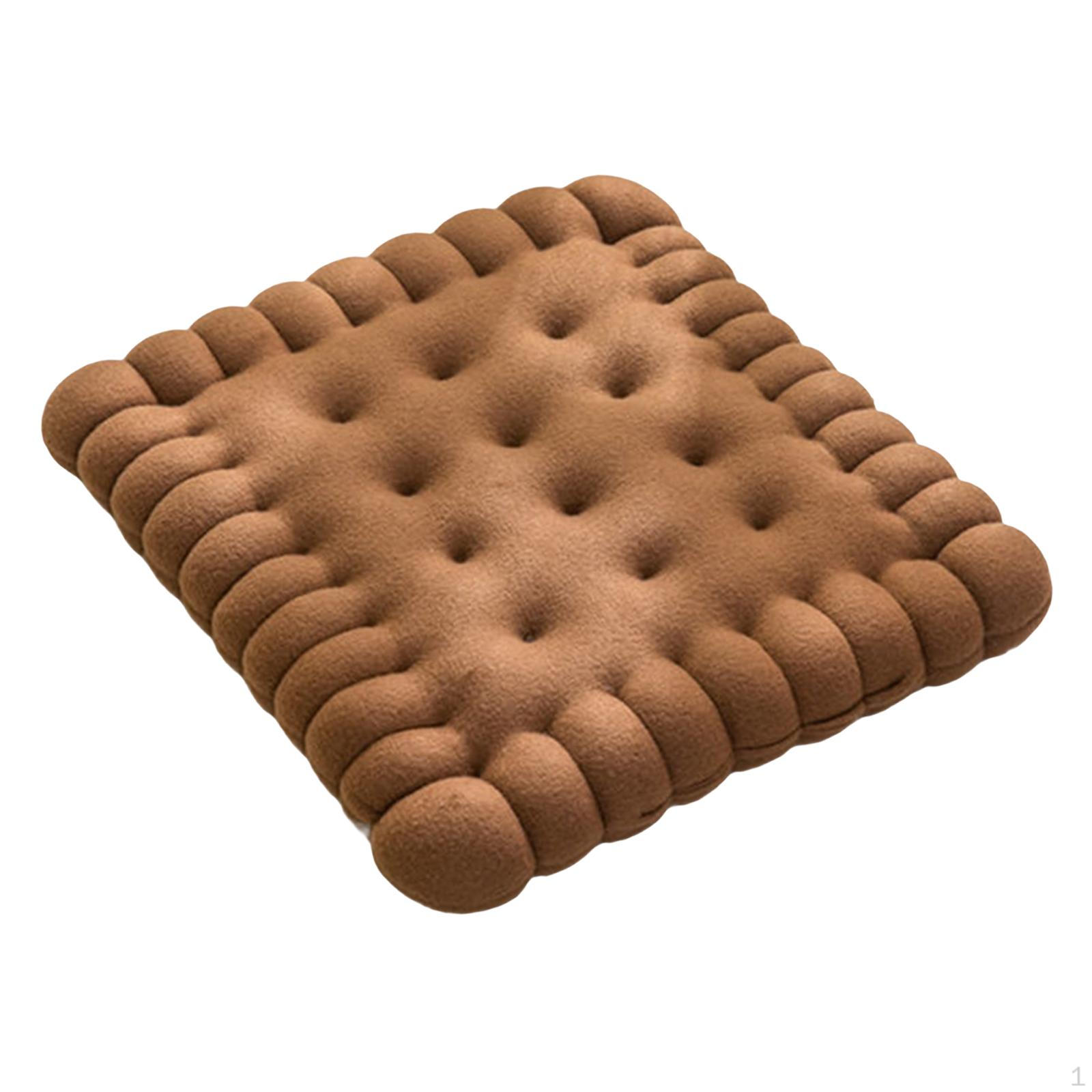 

Biscuit Shaped Seat Cushion Deep Coffee
