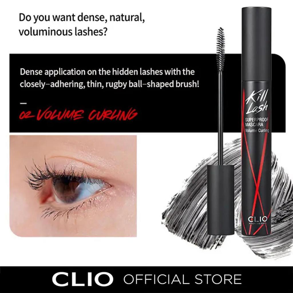 Clio Kill Lash Superproof Mascara #02 Zwiększająca objętość