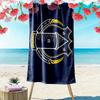 Ręcznik plażowy z nadrukiem Everton FC, Duży miękki szybkoschnący ręcznik na plażę, kemping, basen