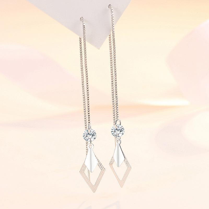 Lindon Copper Alloy Zircon Earrings Drop Earrings For Women Wedding Party Gifts