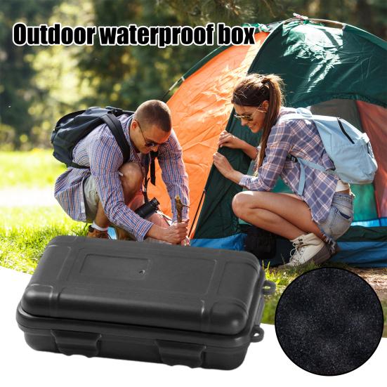 Boîte de rangement extérieure étanche et hermétique aux chocs, grande capacité, taille compacte, conteneur de survie portable, boîte de transport