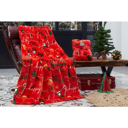 

Одеяло для телевизора Dolce Bonita Home Wellsoft 3D Holly Santa Red