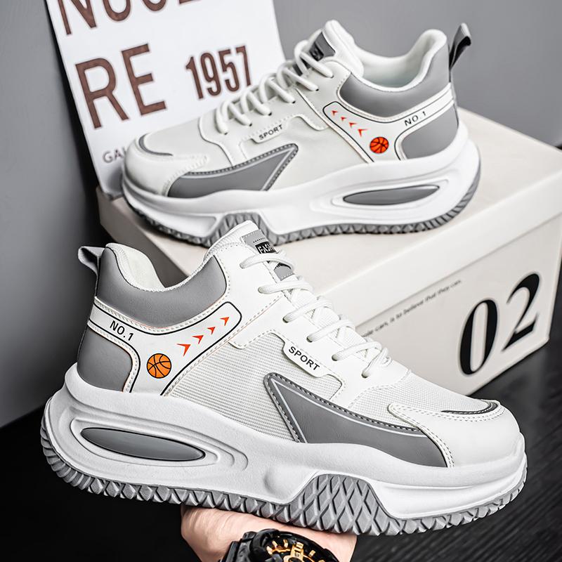 Mens Running Shoes 2026 New Mesh Thick Sole Anti Slip Daily Casual Training Trendy Sneakers for Man