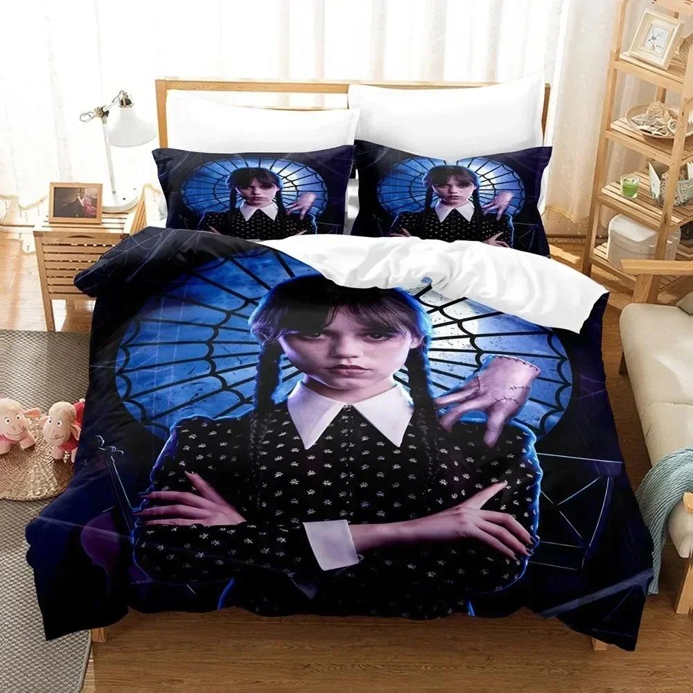 Movie Pattern Microfiber Bedding Set For Boys, Movie Pattern, Winter Duvet Cover Set, Film Anime Bed Set, Comforter Cover