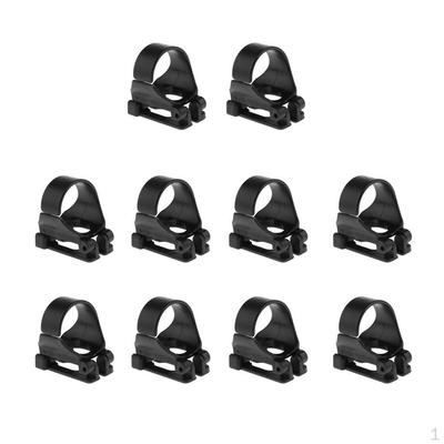 Bulk 10 Snorkel Keeper Tube Holder for Attachment To Strap - Sturdy and Durable Use