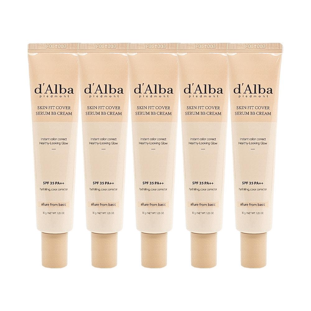 d Alba Skin Fit Cover Serum BB Cream 30g x 5 d Alba Cover Serum BB Cream 30g x 5