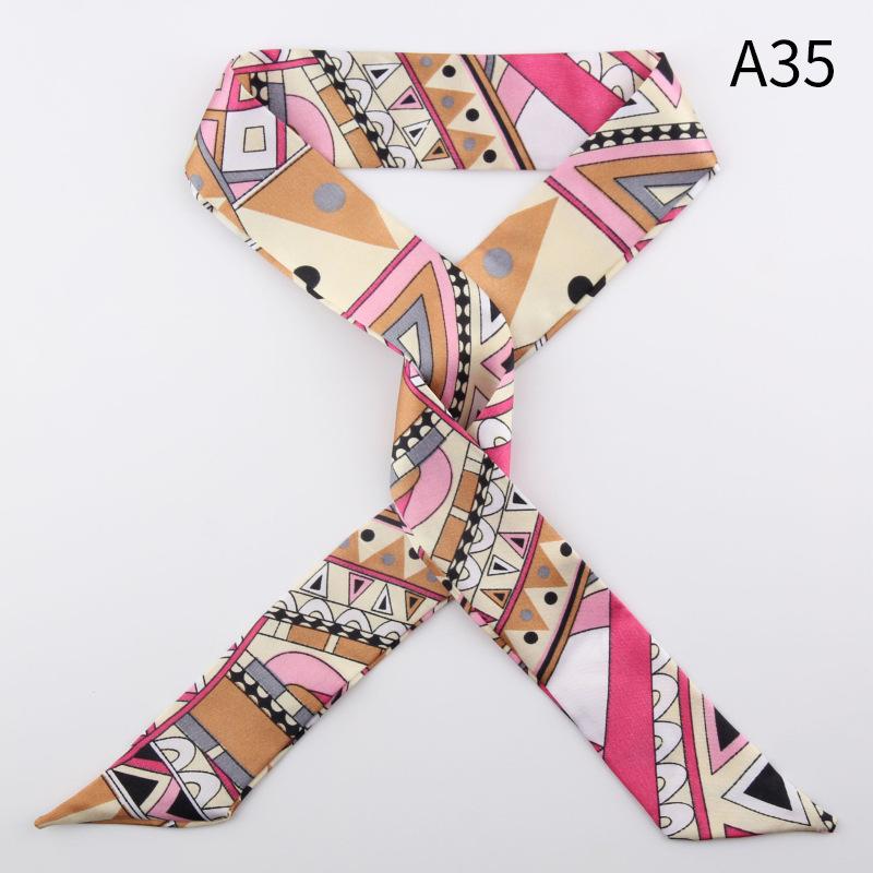 Silk Scarves Versatile Tied Bags, Long Strips, Small Silk Scarves, Bows, Headbands, Streamers, Gift Boxes, Gift Straps.