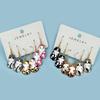 3 Paare/Set Neue Lustige und Niedliche Emaille-Legierung Katze Hängende Ohrringe Cartoon-Stil Buntes Katzenohr Schmuckset Geschenk Für Frauen Mädchen