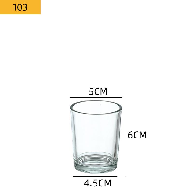 Wholesale Home Decoration Candles Holders Transparent Empty Glass Aromatherapy Candle Jar clear Small Large Candle Jar /