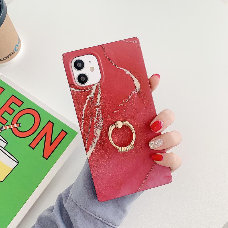 Buy Square Marble Stone Texture Phone Case For Iphone 12 11 Pro Max X Xr Xs 7 8 Plus Colorful Tpu Silicone Back Cover Capa At Affordable Prices Free Shipping Real Reviews With Photos Joom