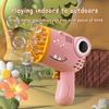 Kids 40 Hole Dinosaur Bubble Gun Toys Summer Soap Water Bubble Machine 2-In-1 Electric Bubble Machine For Children Gift Toys
