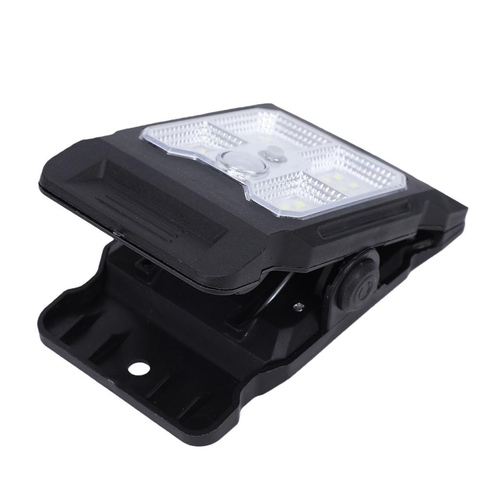 Solar Clip On Light with Motion Sensor 3 Lighting Modes Clip On Security Light IP65 Water Proof for Outdoor Fence