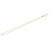 Unisex Temperament Cross Pendant Necklace Jewelry Rood Sweater Alloy Chain Easy MatchingGold