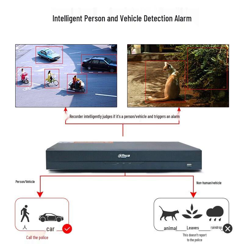 Dahua HD NVR Surveillance Recorder CN plug (adapter included)