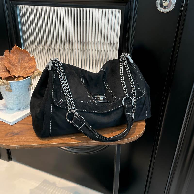 

Вінтажні розкішні гаманці та сумки з ПУ шкіри високої якості, жіноча сумка з ланцюжками, жіночі сумки кросбоді через плече чорний