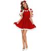 Cute and Sweet Christmas Dress Set, Stage Dress, Christmas Dress, Christmas Dress with Shawl
