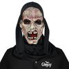 Scarred face, terrifying scream, mask, masquerade, ghostly face, Halloween party, prank prop