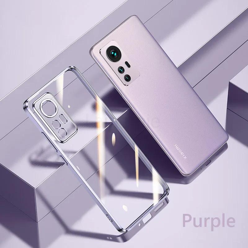 Case For Xiaomi 12 5G Luxury Plating Soft Clear Back Cover For Xiaomi 12 Pro 14 13 Pro 12T Pro 12S Pro 12X Xiaomi12X Phone Case