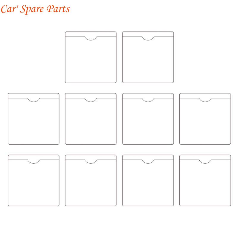 Y4UA Transparent Parking Permit Holder Pocket Wallet For Car Windscreen Ticket Holder