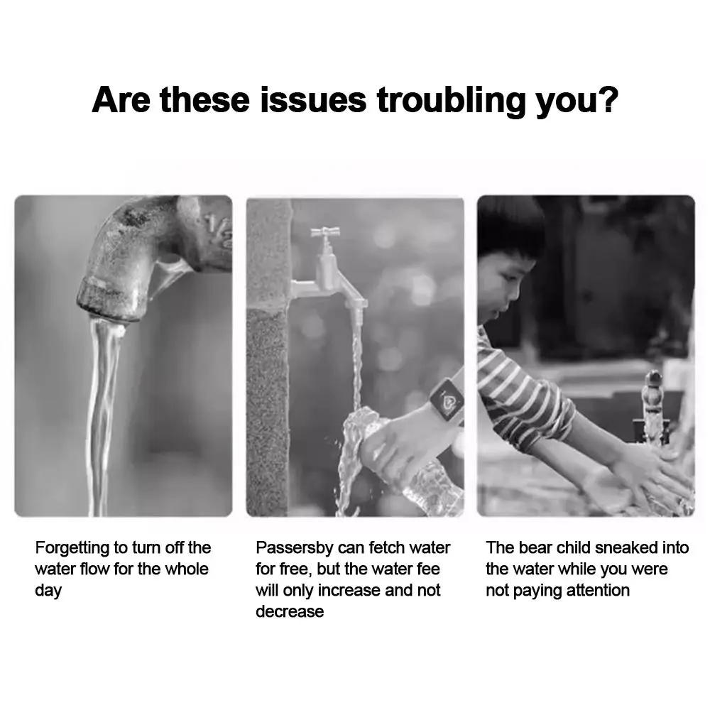 Kreatives Metall-Zahlenschloss Wasserhahn Diebstahlschutz 1/2 Zoll Gewinde Hähne Passwortschloss Sicherheitsschloss Gartenwasserhahn Öffentliche Plätze