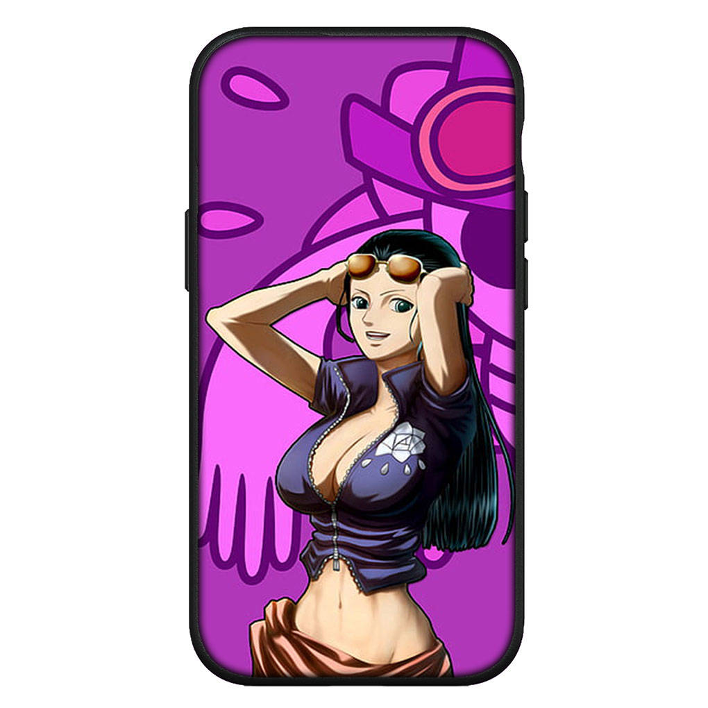 

Чехол для iPhone 16 15 Xiaomi Redmi Note 14 13 12 11 Pro Max X 8 16e Samsung Galaxy S25 S24 S23 Moto OPPO Huawei Аниме One Piece Нико Робин Чехол для телефона for Redmi Note 13 5G олений