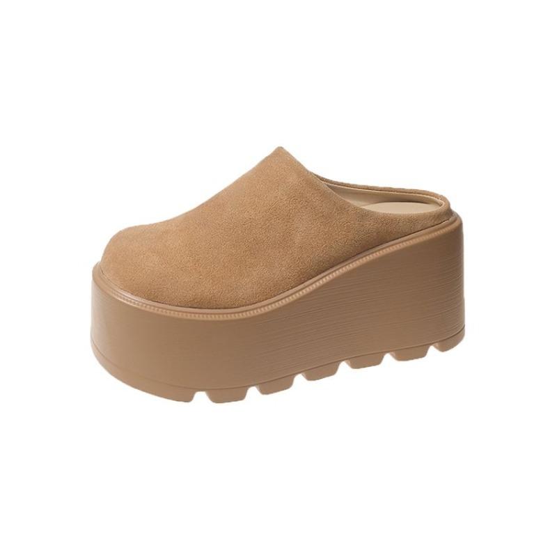 Fashion 2025 New 9cmThick Platform Boots Designer Slipper Casual Flats Slide Female Walking Fashion Loafers Winter Ankle Boots Women