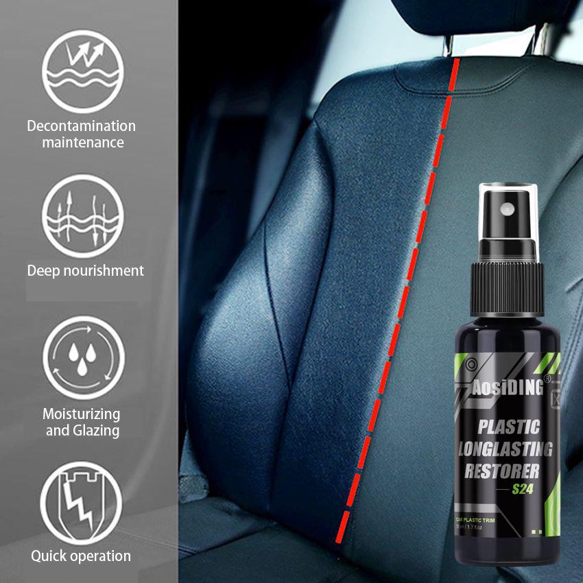 Long-Lasting Plastic Restorer & Dashboard Wax for Car Interiors