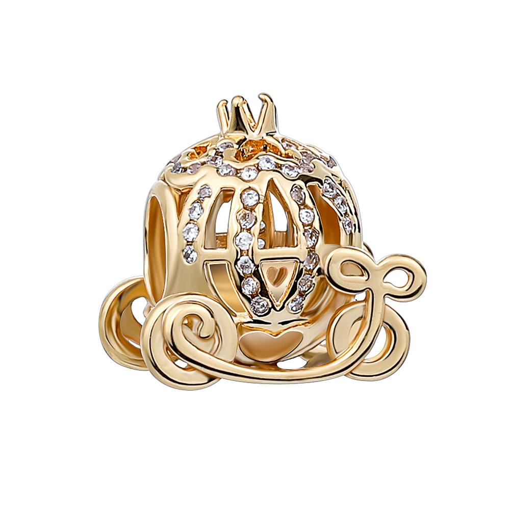 Sell Copper Plated Gold Color Series Charm Infinite Love Leopard Print Heart Fit Original Bracelet Women Jewelry Gift