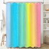 Colorful Shower Curtain Set Waterproof Bathroom Decor Waterproof Privacy Protection