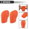ACROPIX 2 Stück Auto Schalthebelabdeckung Handbremshebelabdeckung Anti-Rutsch Silikon Universell Passend Orange