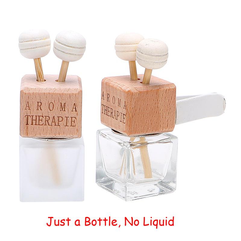 Auto-Lufterfrischer zum Aufhängen, Glasflasche für ätherische Öle, Auto-Parfümflasche, Kristall, Auto-Styling