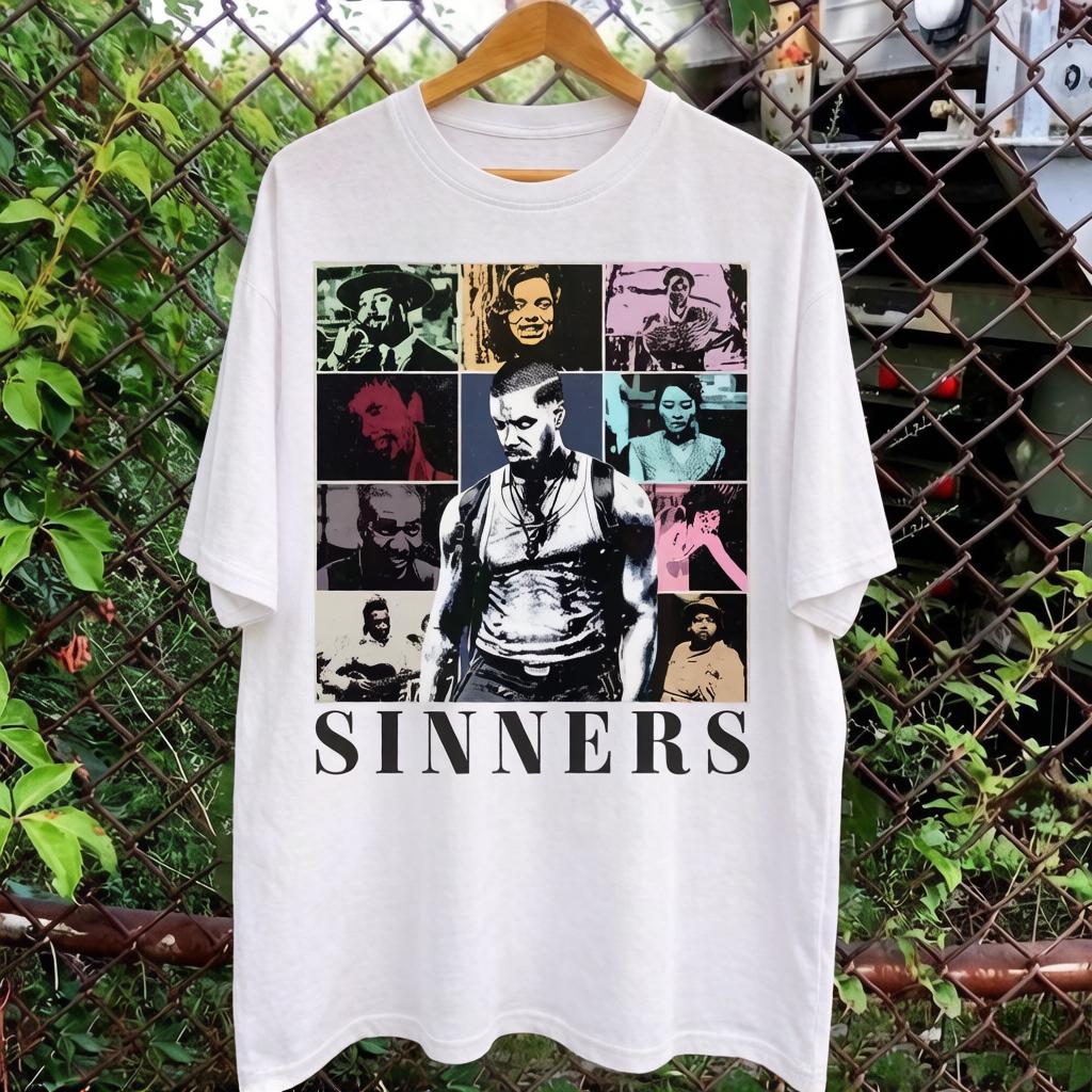 The Movie Sinners Retro Tshirt Unisexs Tshirt Summer Suitable for Both Unisex and Women Y2K Casual Fashion Tshirt Drip Clothing