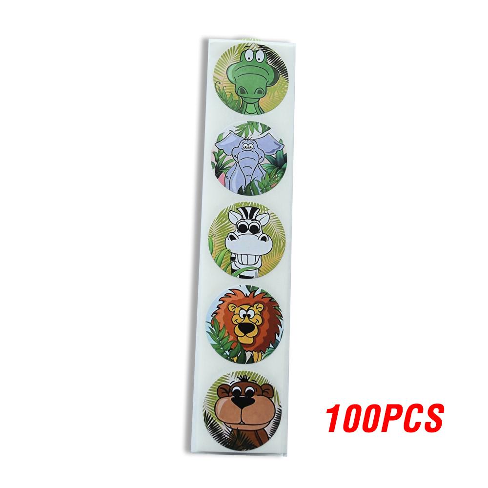 100-500pcs Encouragement Sticker Reward Stickers Roll For Kids Motivational Stickers With Cute Animals For Students Teachers