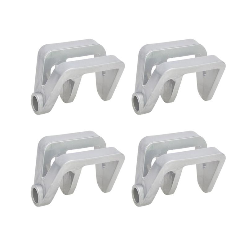 4pcs Durability Marine Bumper Hook Inflatable Boats Rowing Poles Paddles Clip for Yachts and Boats светло-серый