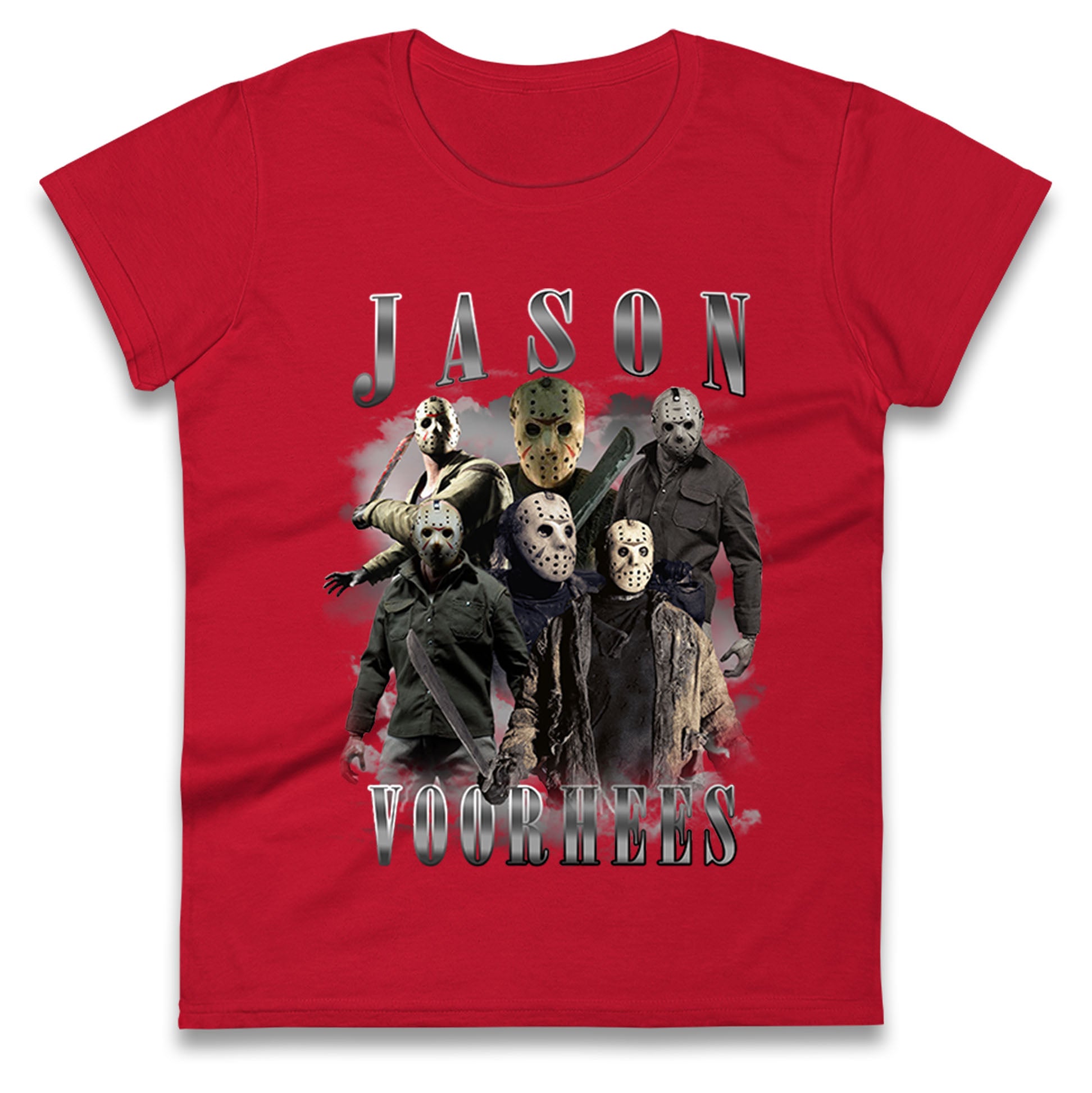 

Jason Voorhees Scary Womens T Shirt Mens Tops Tees Unisex XL