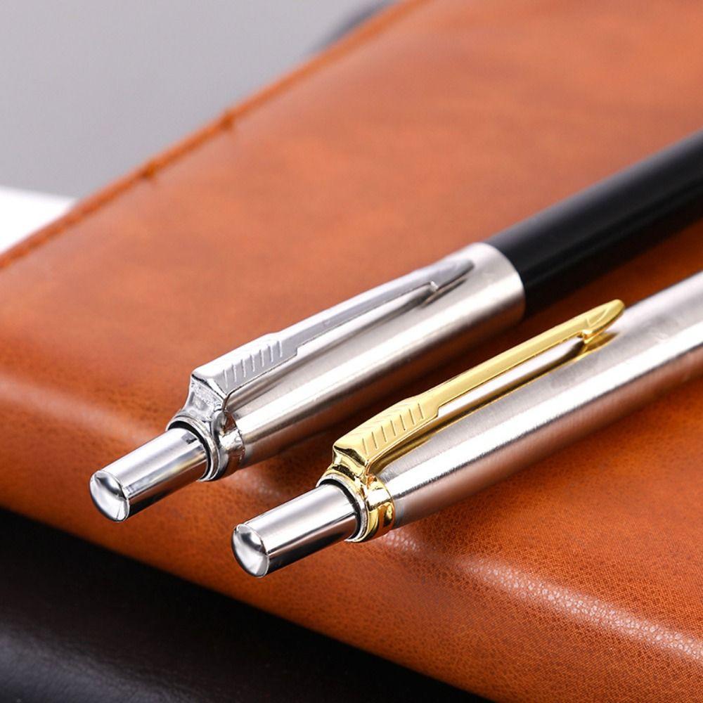 Press Tyle Ballpoint Pen Metal Gel Pen High Quality Neutral Pen  School Office Supplies