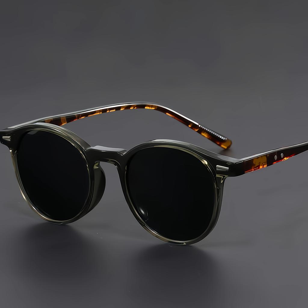 რეტრო ულტრამსუბუქი მოდური სათვალეები, იდეალური წვეულებებისთვის, სირბილისთვის, მოგზაურობისთვის, გამძლე მრგვალი კონსტრუქცია, ქუჩის ფოტოგრაფიის რეკვიზიტები