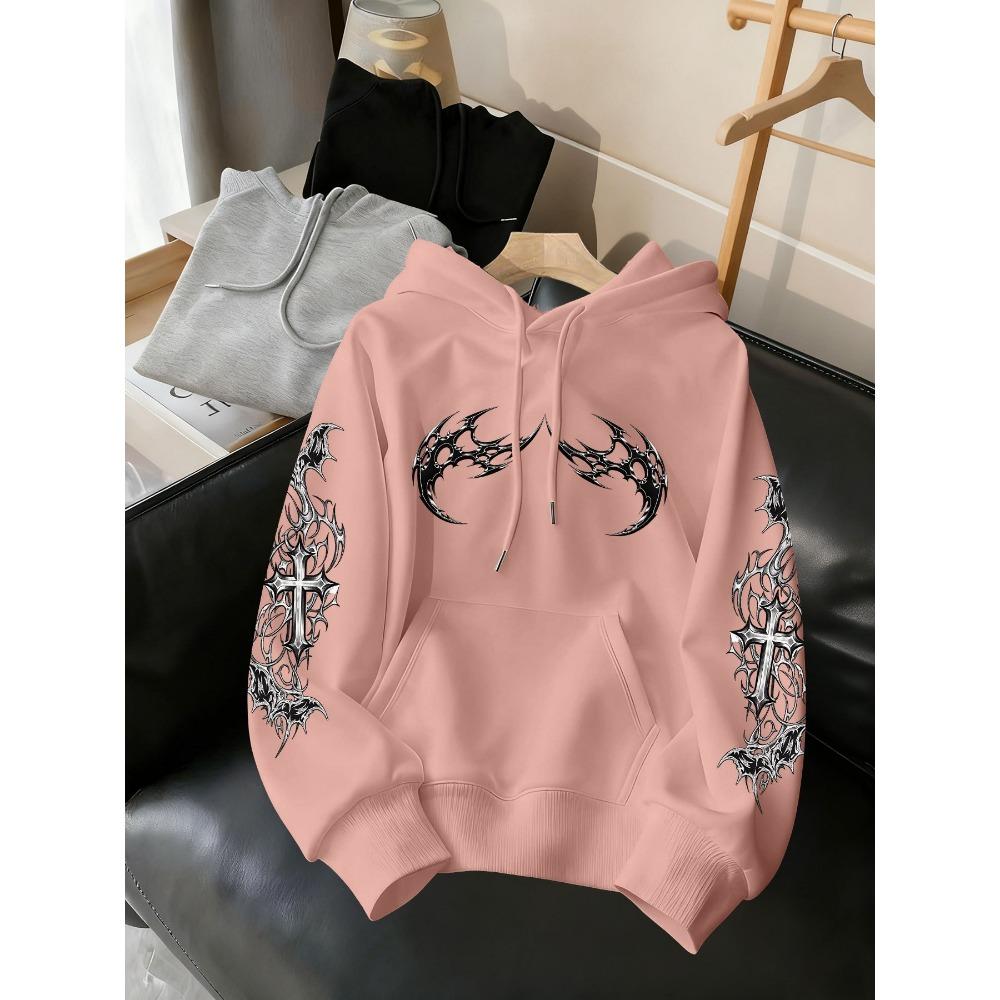 Autumn and Winter Men's European Retro Style Fashion Designer Street Wear Hooded Sweatshirt, Suitable for Daily Street Wear Casual Wear