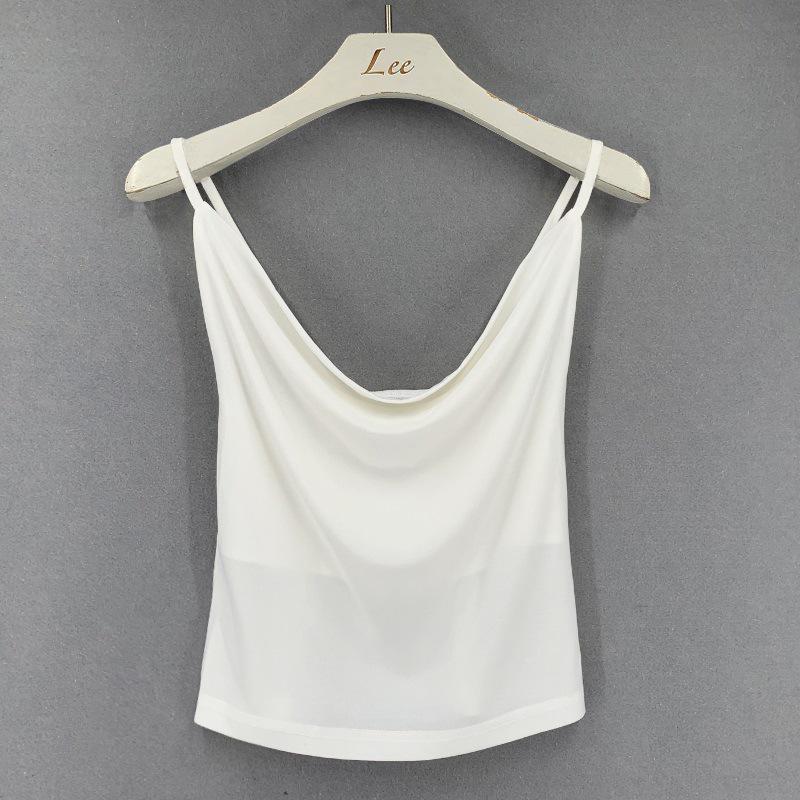 

Сексуальная майка Dongdaemun с открытой спиной из Южной Кореи — облегающая и универсальная One Size белый