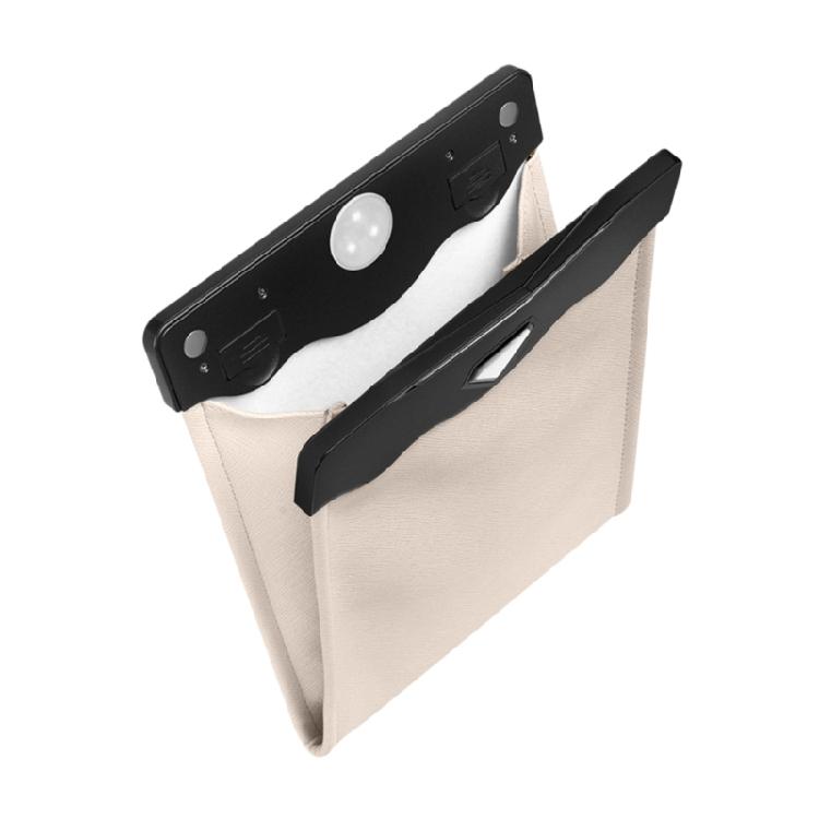 PU Leather Car Trash Receptacle Waste Container Bag Space Saving Design For Front Seat Door Panels Or Rear Storage Area