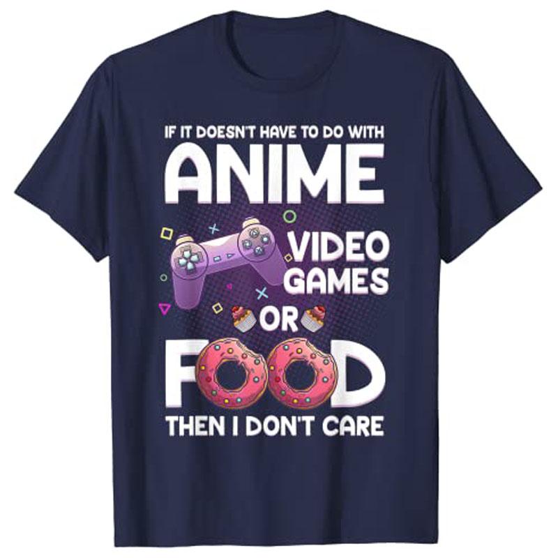 Anime Art for Women Unisex Teen Boys Gamer AnimeLovers TShirt Life Style Tee Tops Video Game Cartoon Unisexga Graphic Clothing Gift