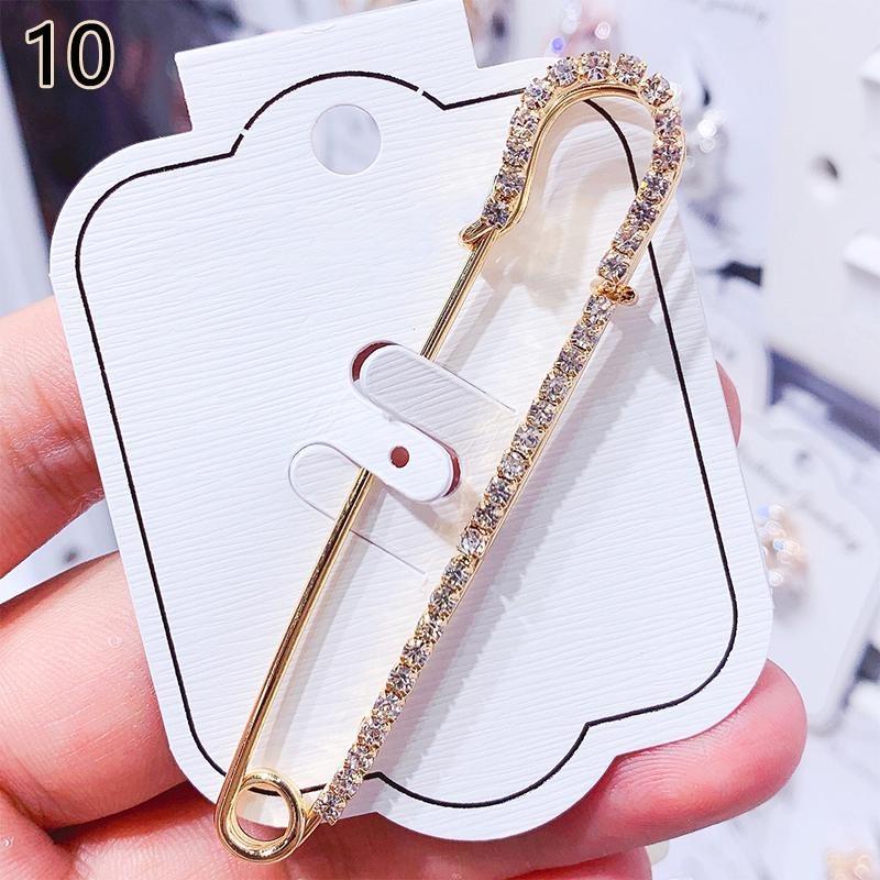 1pc Elegant Brooches Pin Rhinestone Women Accessories Jewelry Crystal All Match High Quality