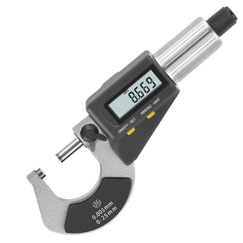High-Precision 0.001mm Blue Digital Micrometer 0-25mm