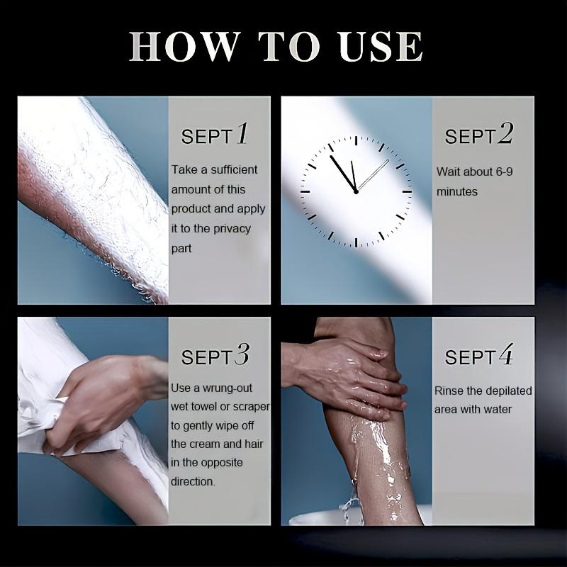 GZE glattende hårfjerningskrem for menn privat del ben under arm armhule bryst, menns helkroppshår fjerner krem