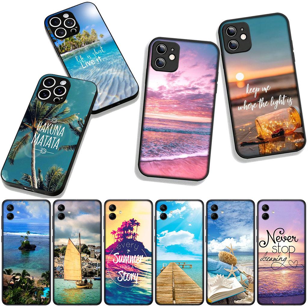 Ocean Sea Beach Travel Phone Case for Motorola Moto Edge 70 60 Fusion 40 NEO 20 Pro G Stylus G56 G96 G71 G73 G52 G41 G42 G51