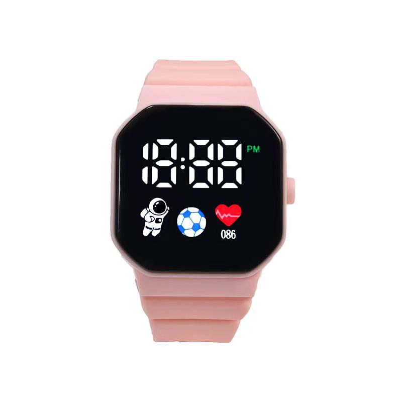 Premium C3 Student LED Sport Watch - Large Dial Unisex with Earth Time Button