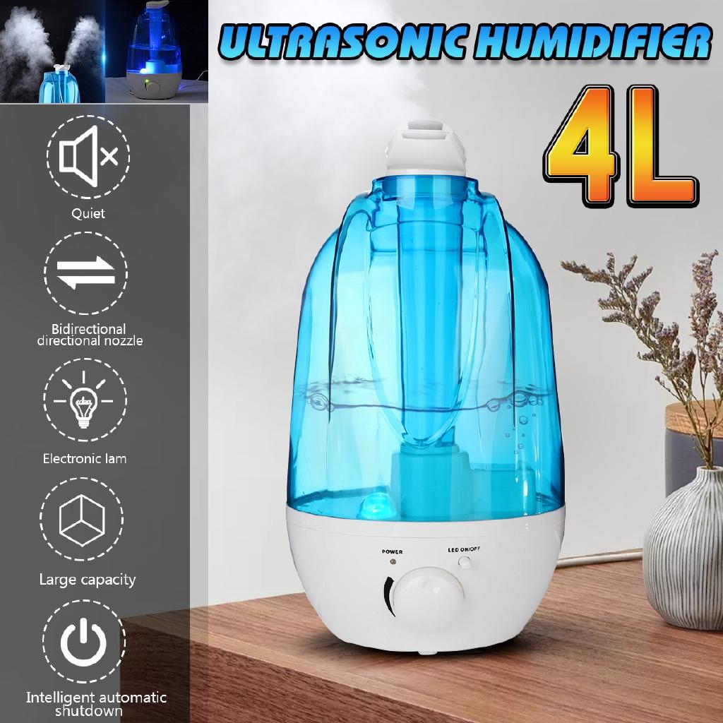 

25W 4L Portable Air Humidifier Home Mini Ultrasonic Humidifier Aroma Diffuser Mist Maker Air Purifier Humidificador LED Lamp